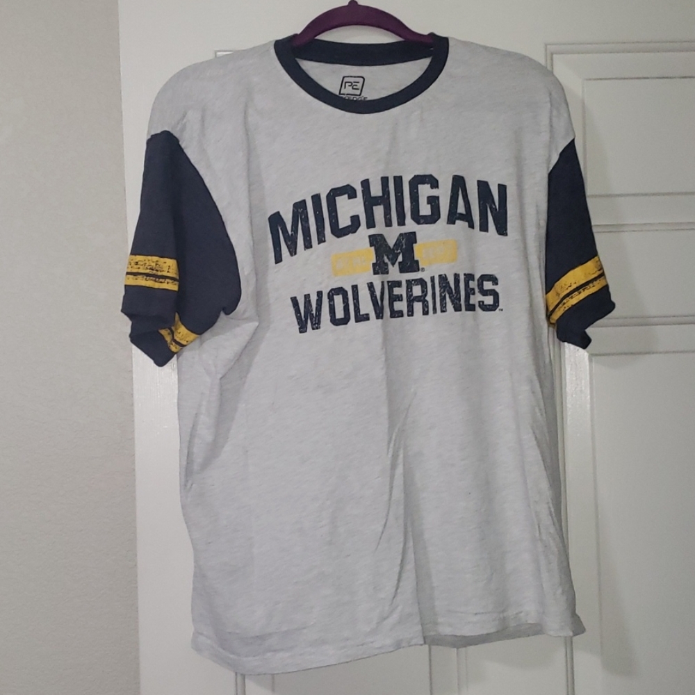 Mens michigan wolverines sleep shirt